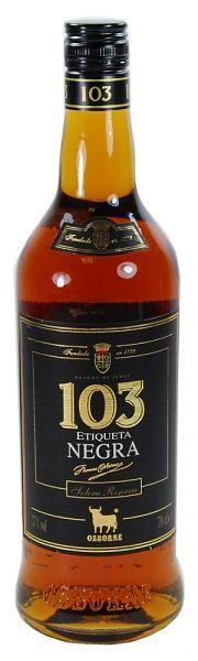 Brandy 103 Etiqueta Negra